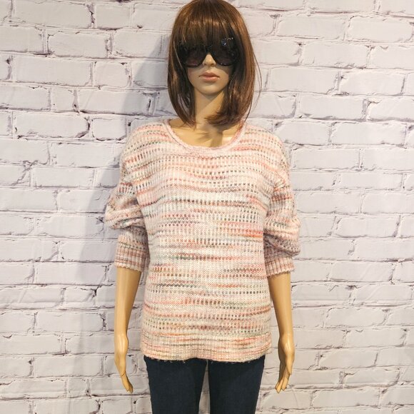 Sweater Weather! THE LOFT - cozy pink knitted pullover sweater - Picture 4 of 11